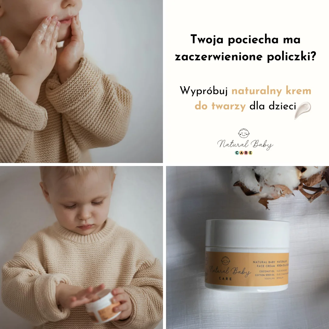 Natural Baby Care Naturalny krem do twarzy dla dzieci 50 ml
