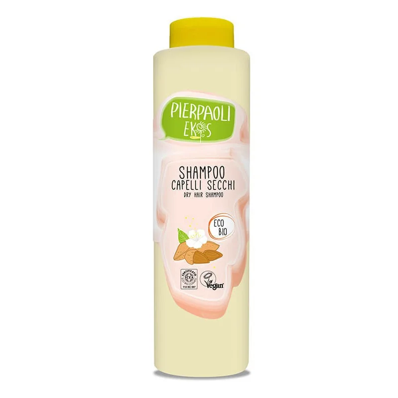 Pierpaoli Ekos Personal Care szampon do włosów suchych organiczne słodkie migdały, 500 ml