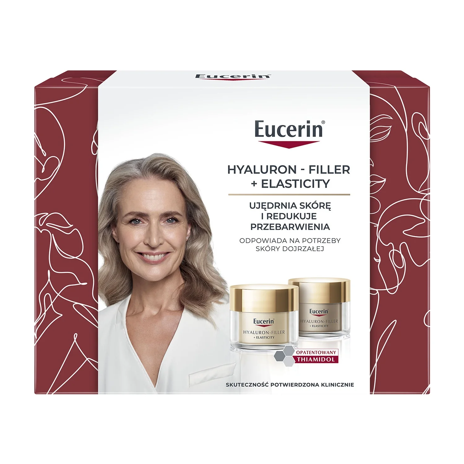 Eucerin Zestaw Hyaluron-Filler + Elasticity krem na dzień SPF 30, 50ml + krem na noc, 50ml