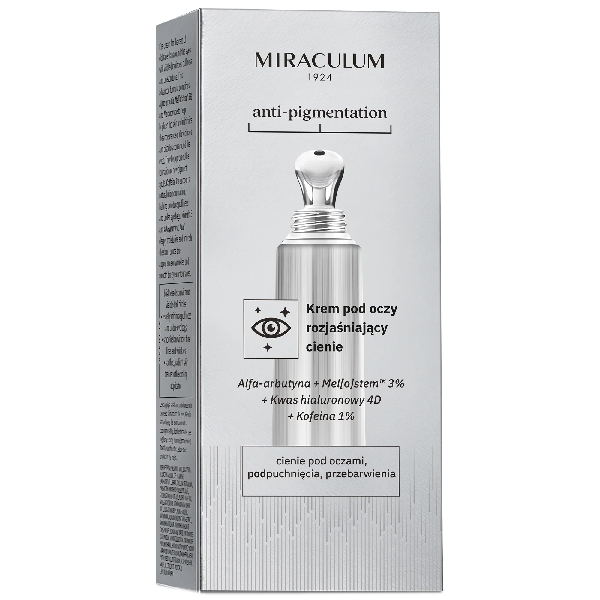 Miraculum Anti-Pigmentation krem pod oczy rozjaśniający cienie, 15 ml