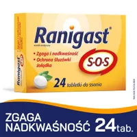 Ranigast SOS, tabletki do ssania, 24 tabletki