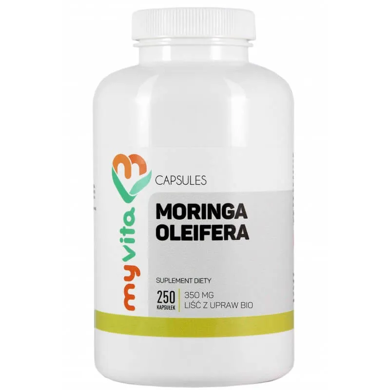 MyVita Moringa oleifera, suplement diety, 250 kapsułek