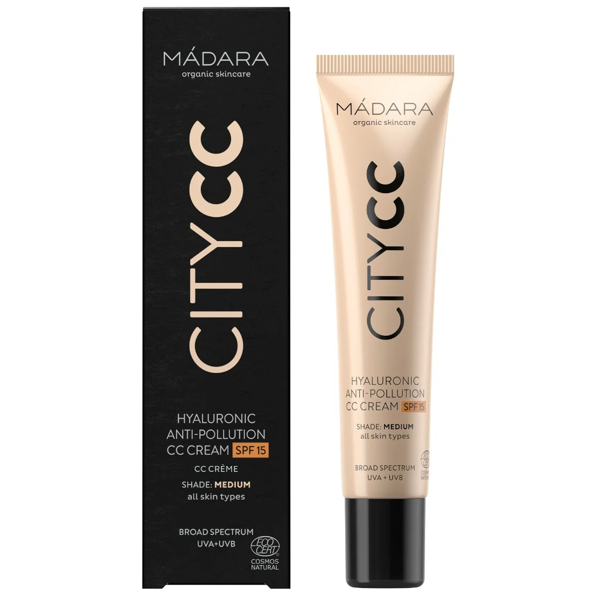 Madara City Anti Pollution krem CC przeciw zanieczyszczeniom SPF 15 Medium, 40 ml