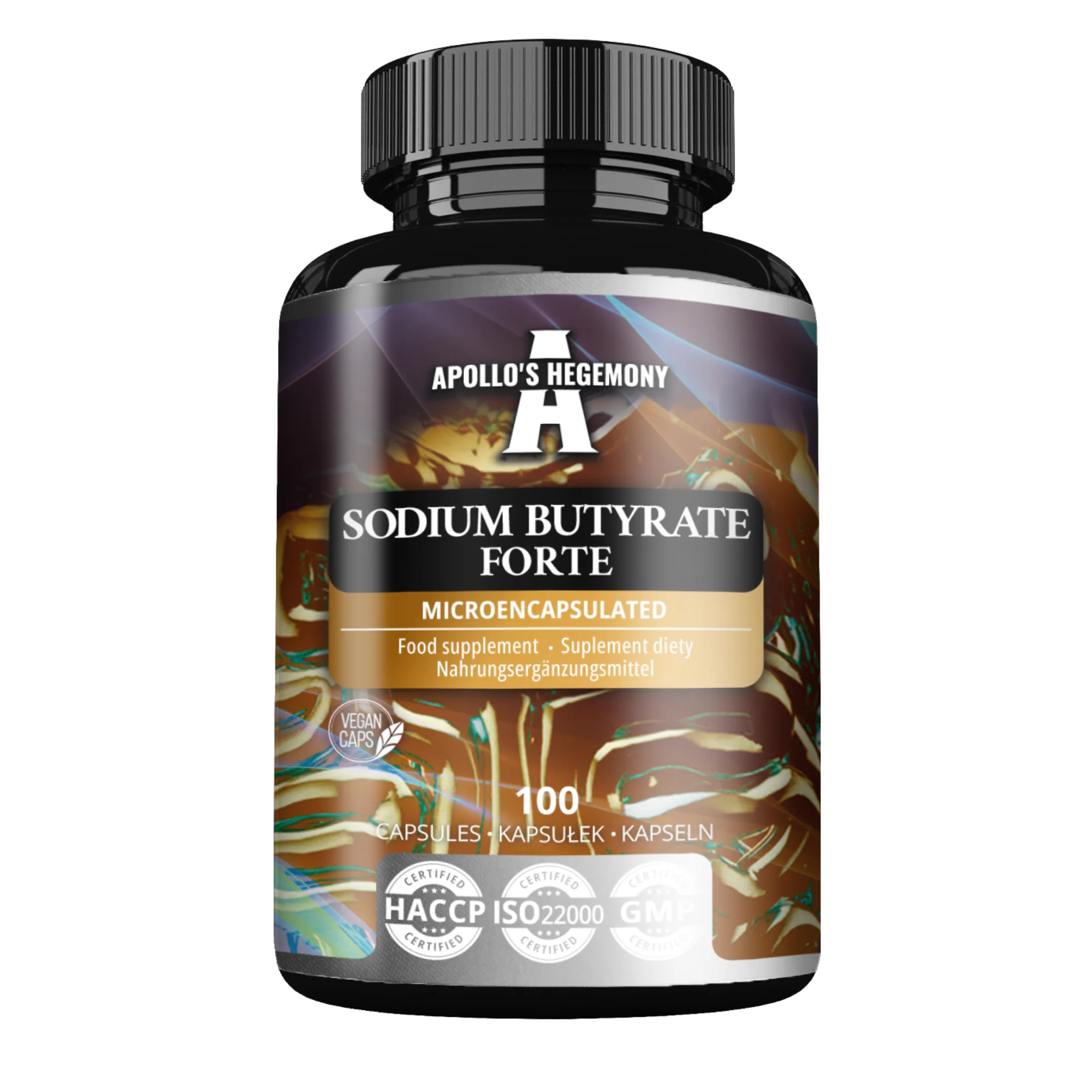 Apollo's Hegemony Sodium Butyrate Forte 100 kapsułek