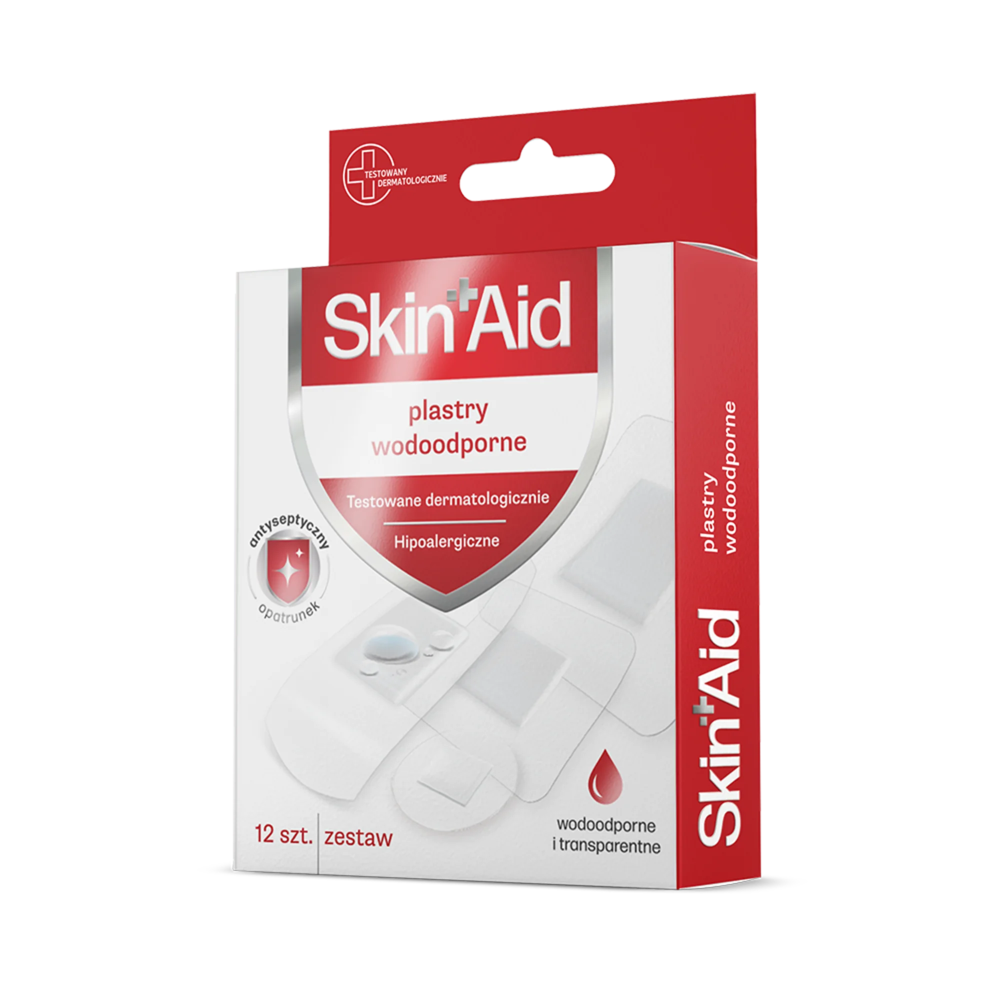 Skin Aid Plastry wodoodporne 12 sztuk