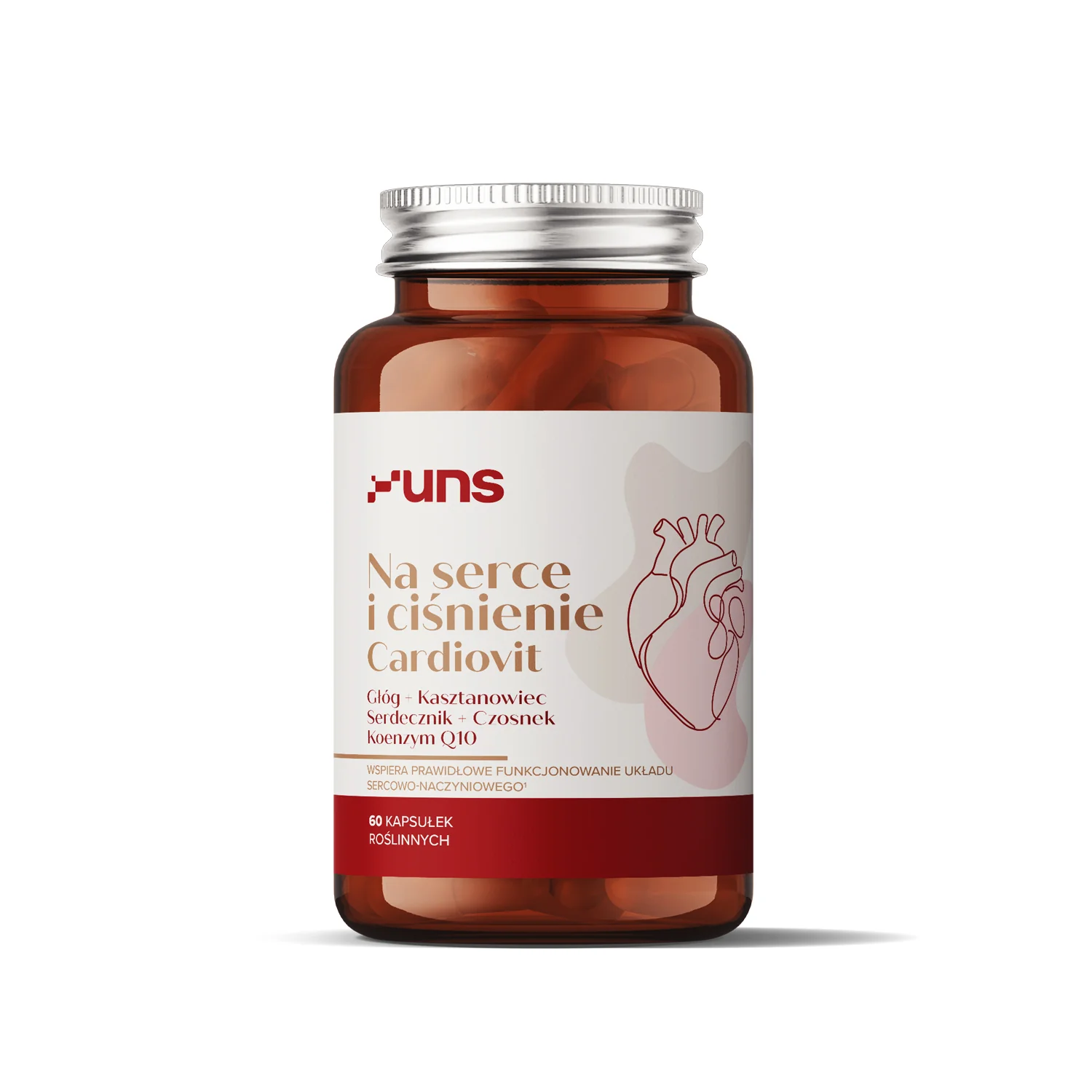 UNS Na serce i ciśnienie Cardiovit 60 wege kapsułek