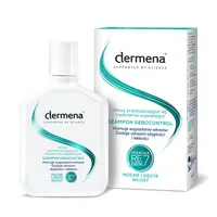 Dermena Sebocontrol szampon do włosów przetłuszczających się i nadmiernie wypadających, 200 ml