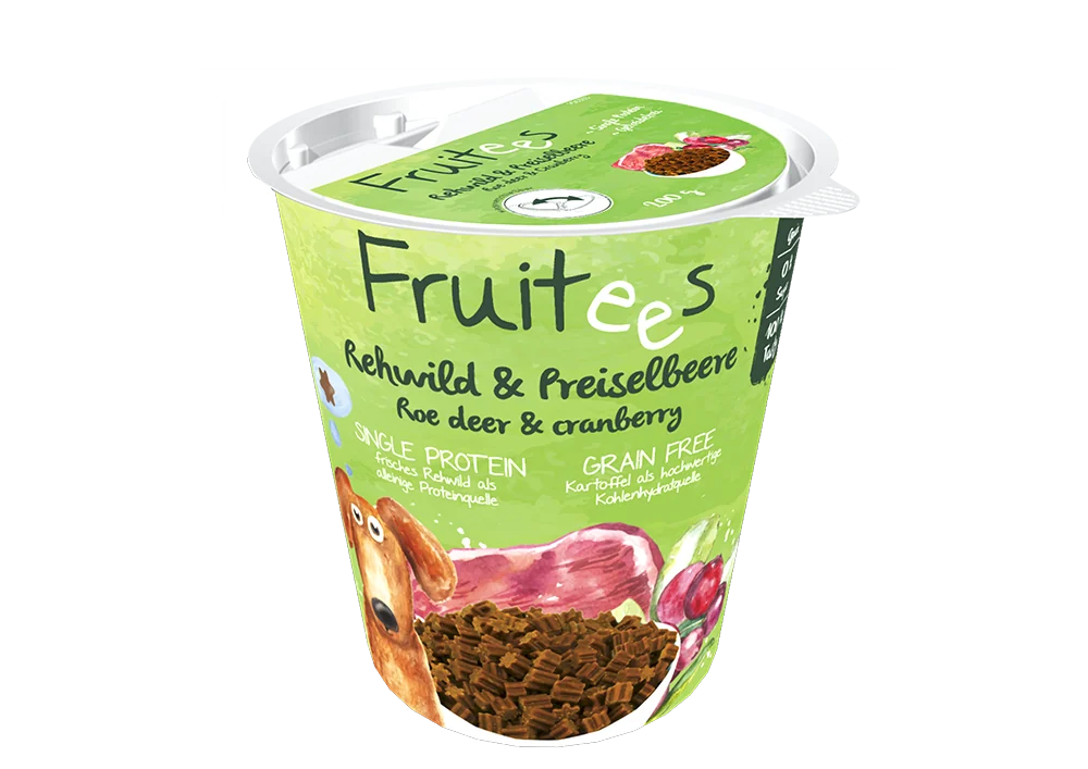 Bosch Fruitees Snack Sarna & Żurawina przysmak dla psów, 200 g