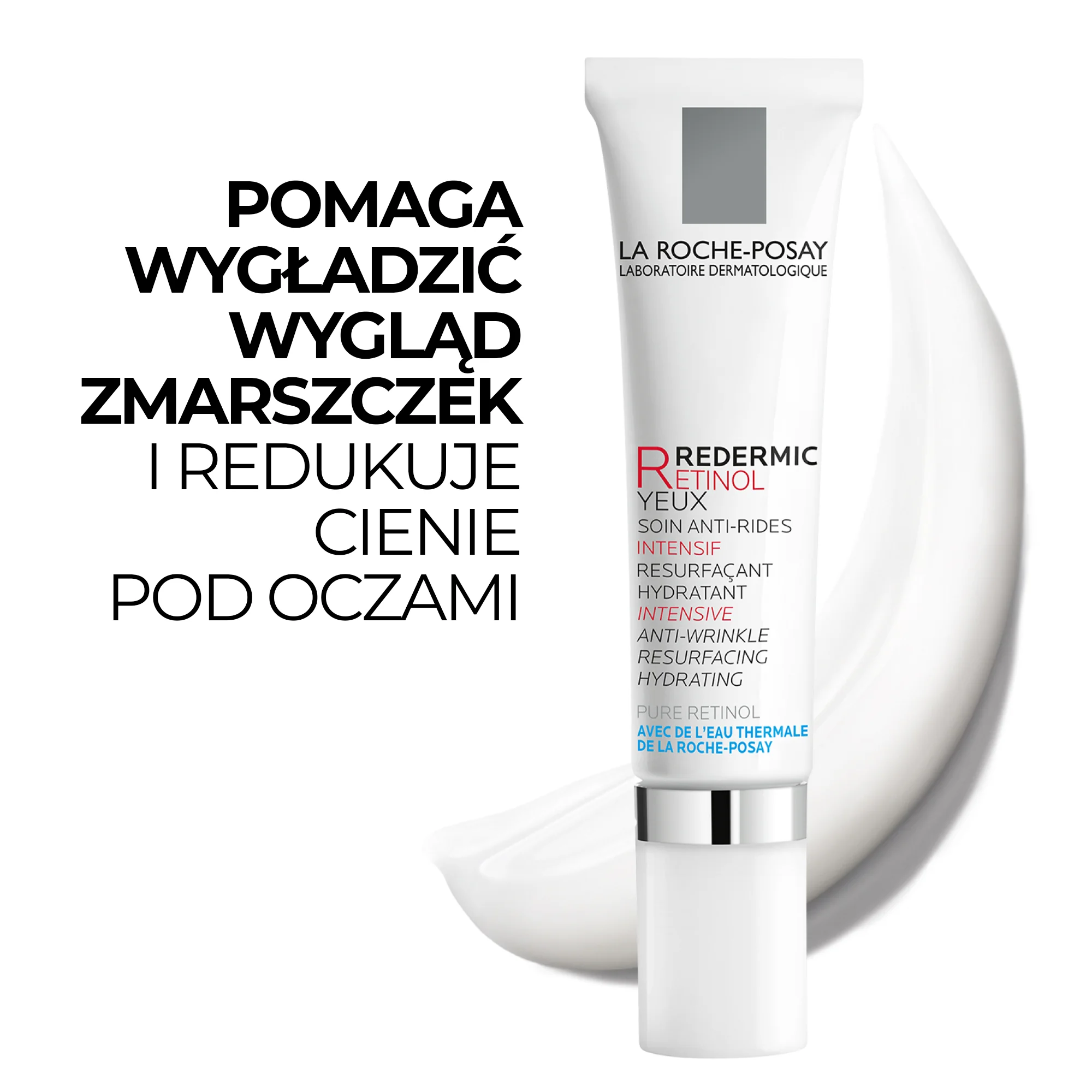 La Roche-Posay Redermic R intensywna przeciwzmarszczkowa kuracja pielęgnacyjna pod oczy, 15 ml