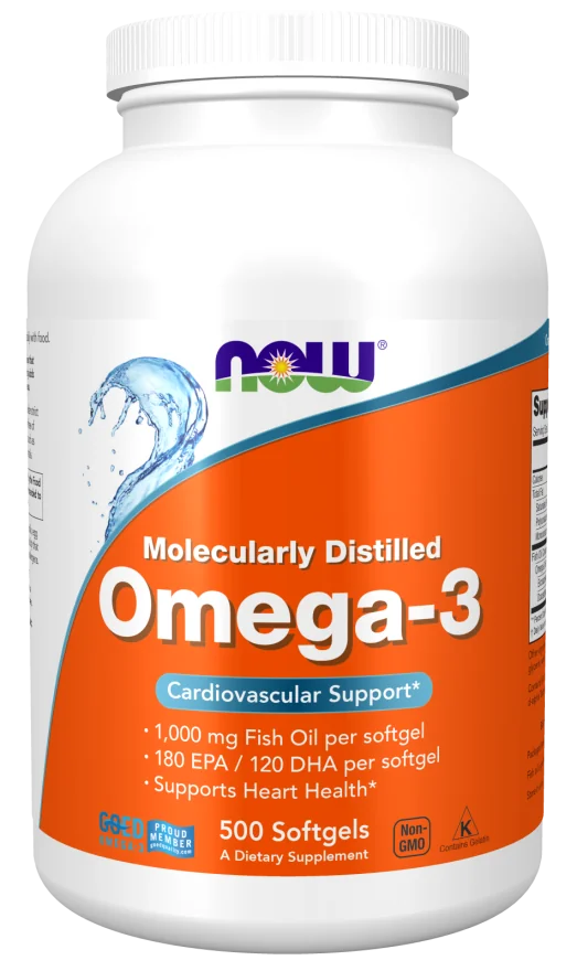 Now Foods Omega-3 1000 mg 500 kapsułek