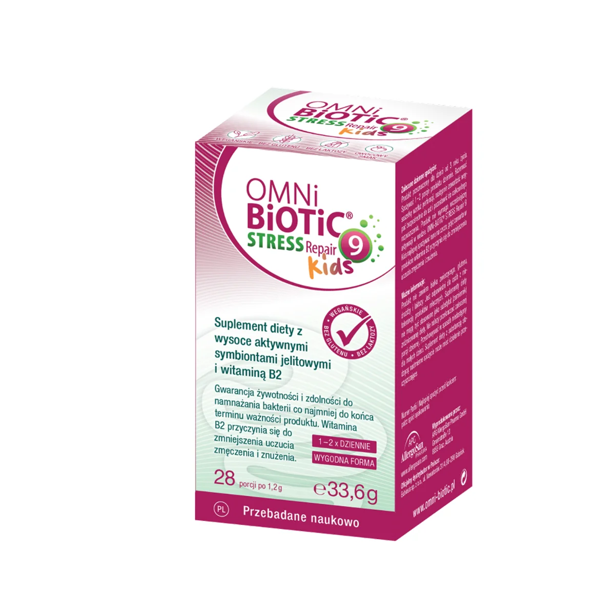 OMNi-BiOTiC® STRESS Repair 9 Kids proszek w saszetkach, 28 szt. x 1,2 g