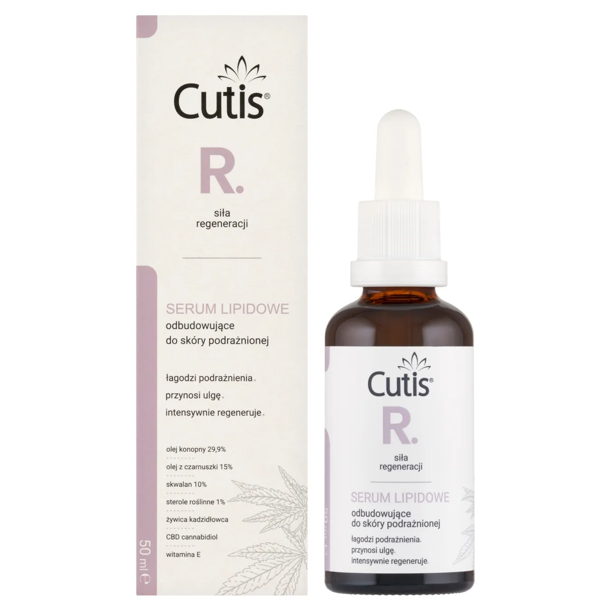 Cutis R-Regeneracja serum lipidowe odbudowujące do skóry podrażnionej, 50 ml