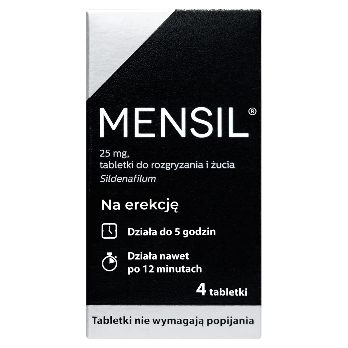 Mensil 25 mg 4 tabletki