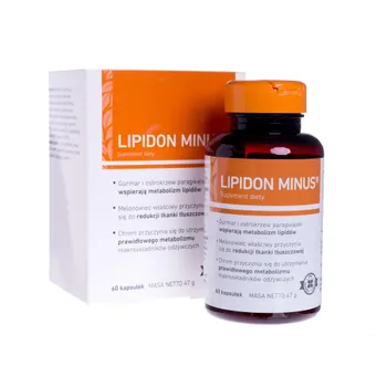 Lipidon Minus, suplement diety, 60 kapsułek 