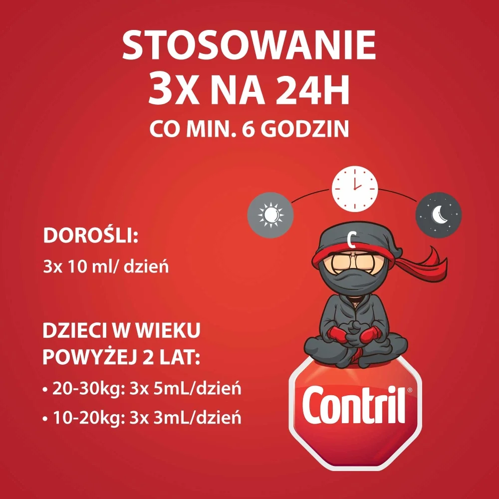Contril 60 mg/10 ml syrop, 120 ml