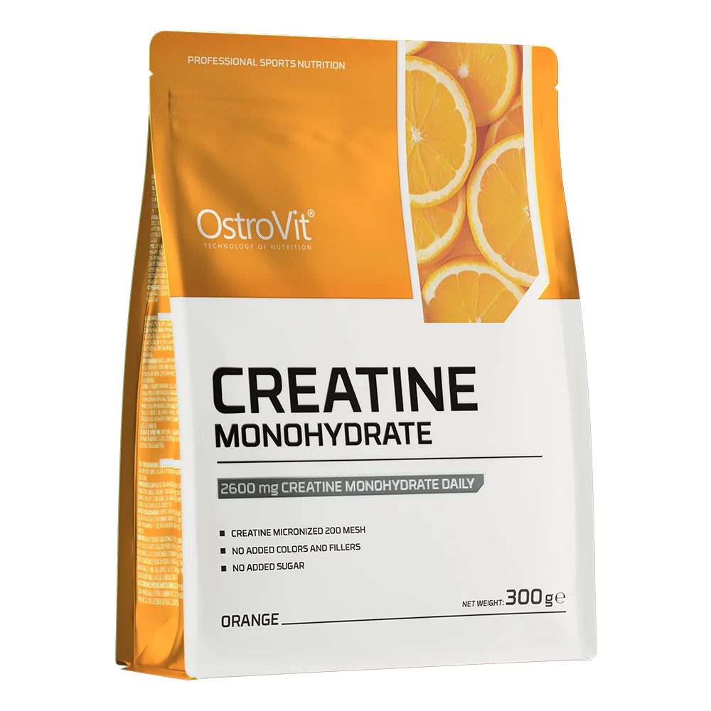 OstroVit Monohydrat Kreatyny pomarańczowy, 300 g