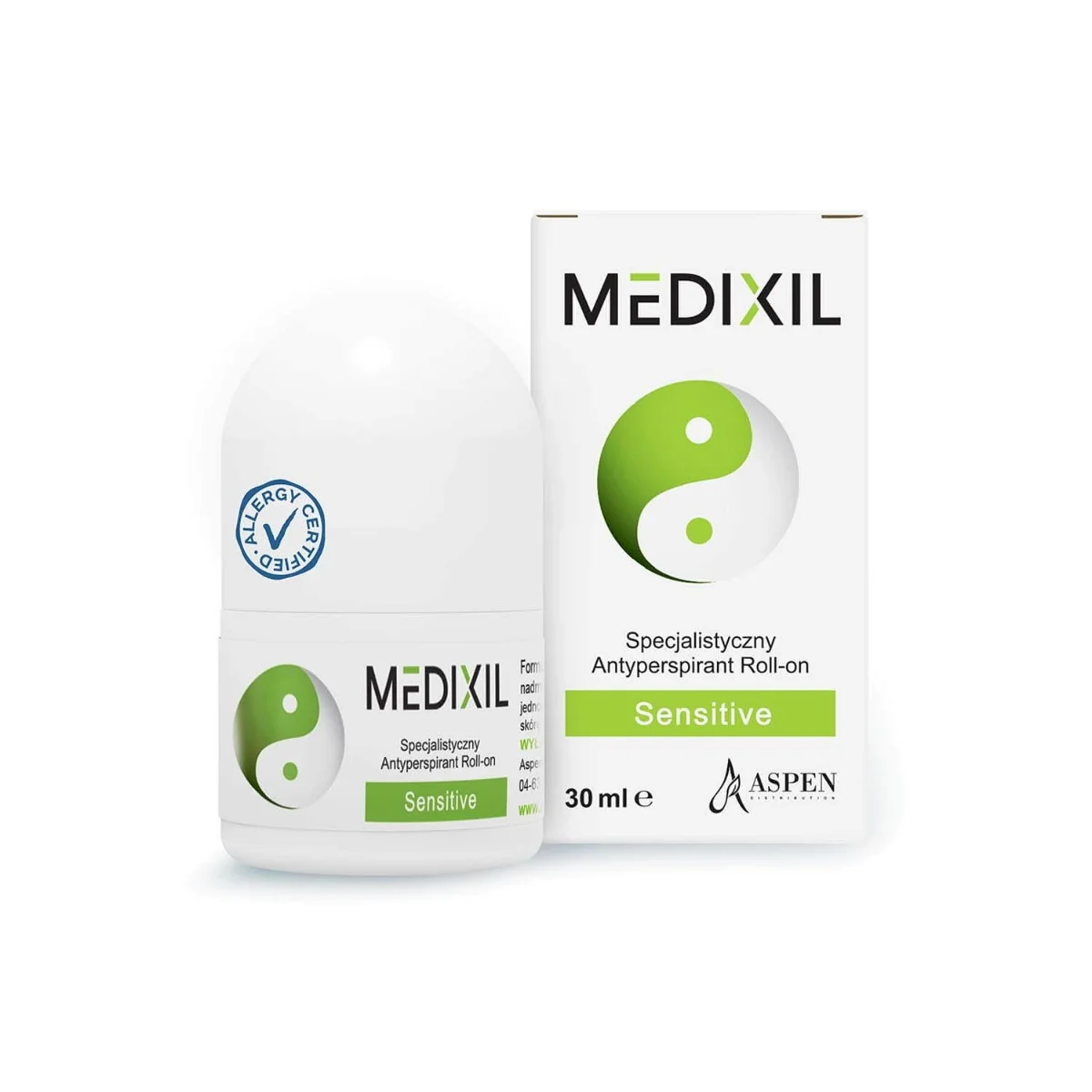 Medixil Sensitive antyperspirant roll-on, 30 ml