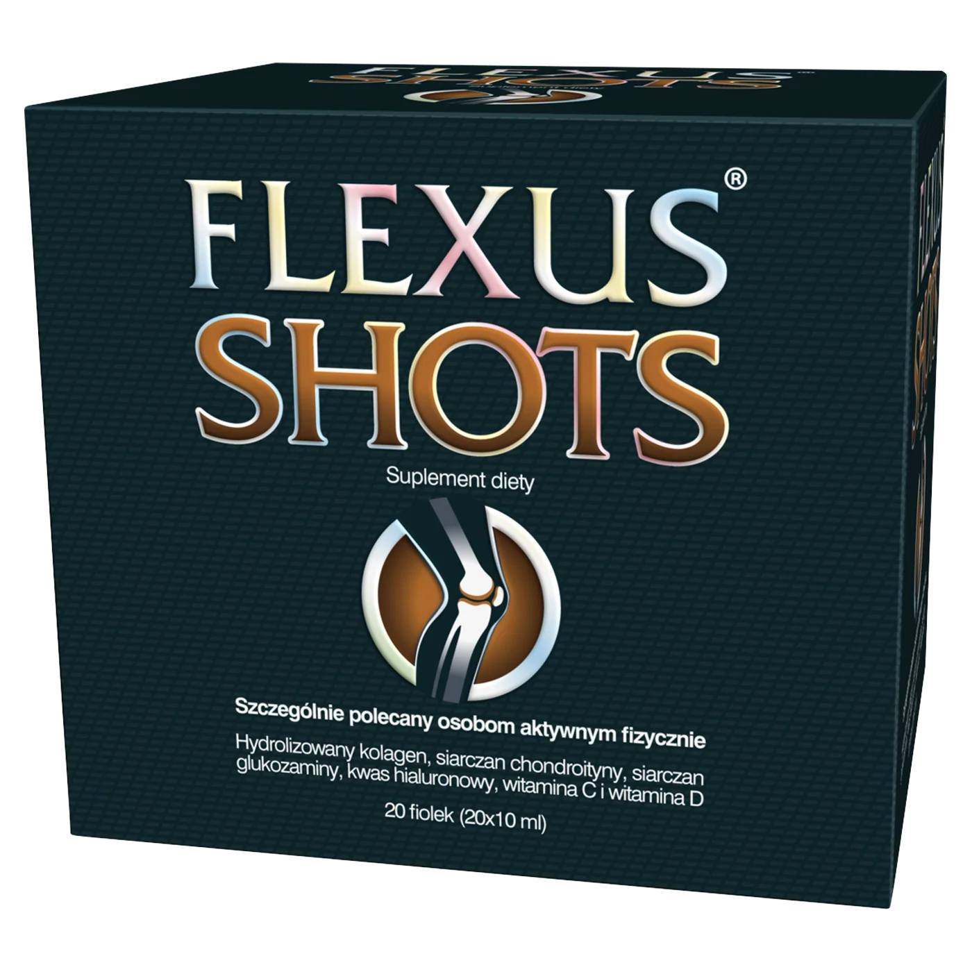 Flexus Shots suplement diety, 20 fiolek x 10 ml