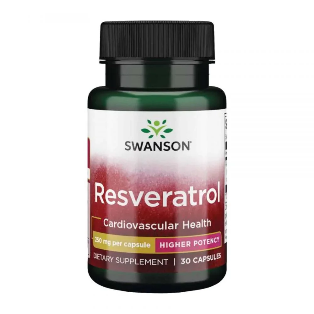Swanson Resveratrol 250 mg 30 kapsułek