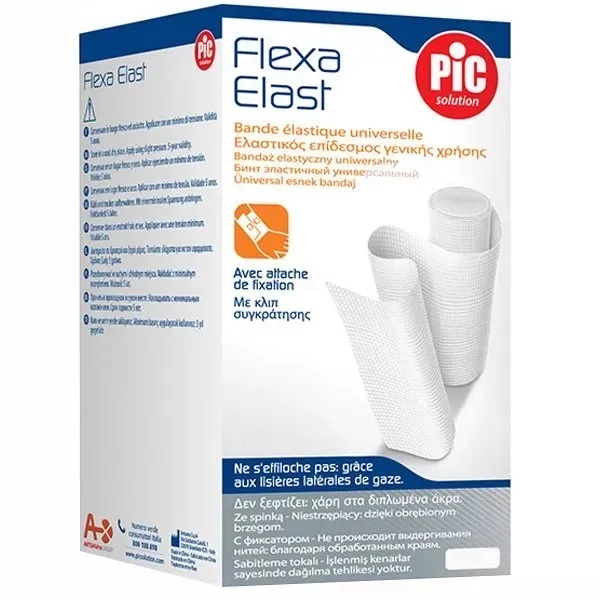 PIC Flexa Elast Bandaż elastyczny uniwersalny 5cm x 4,5m, 1 sztuka