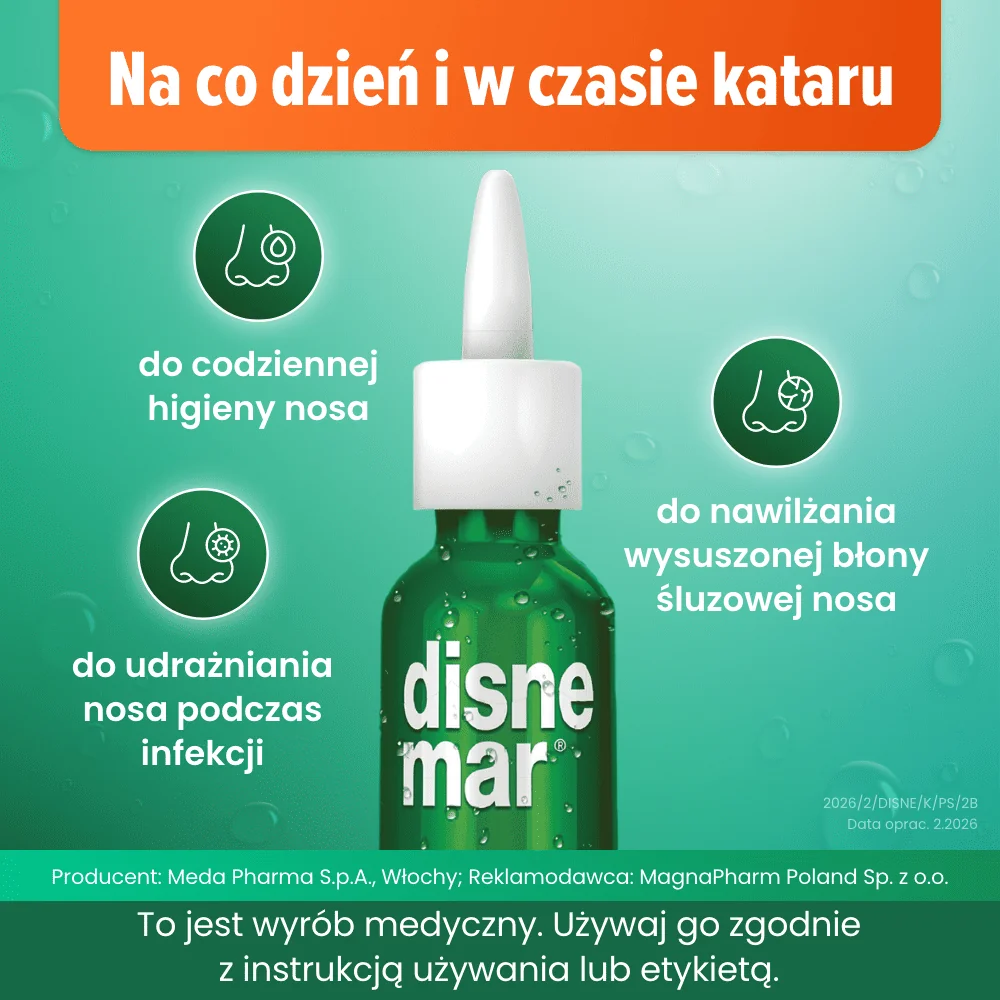 Disnemar aerozol do nosa dla dorosłych, 25 ml