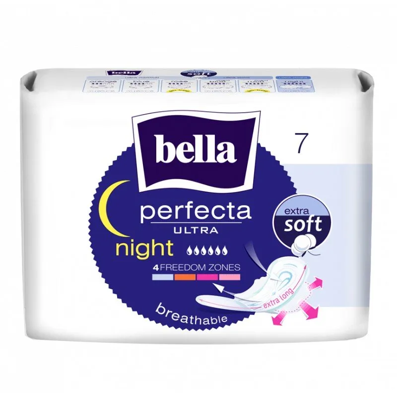 Belle Perfecta Ultra Night, podpaski, 7 szt.