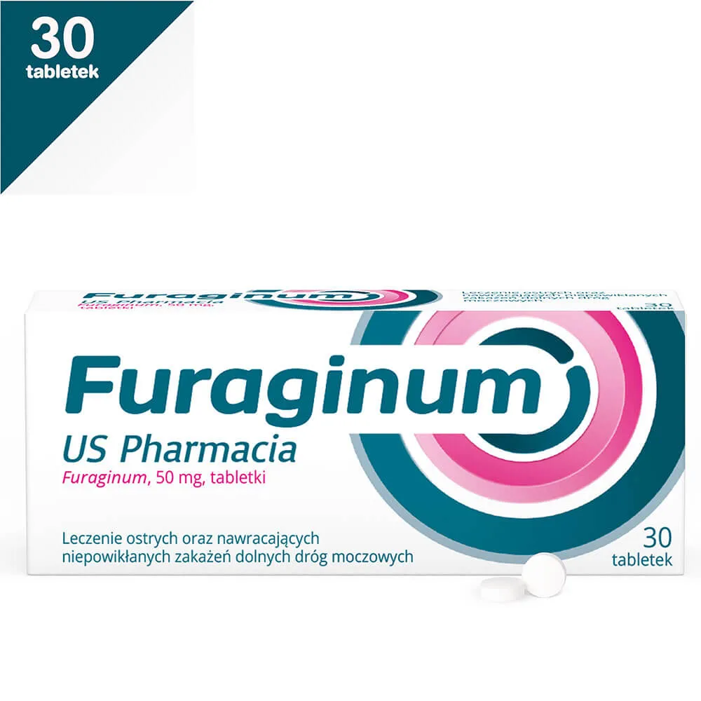 Furaginum US Pharmacia, 50 mg, 30 tabletek