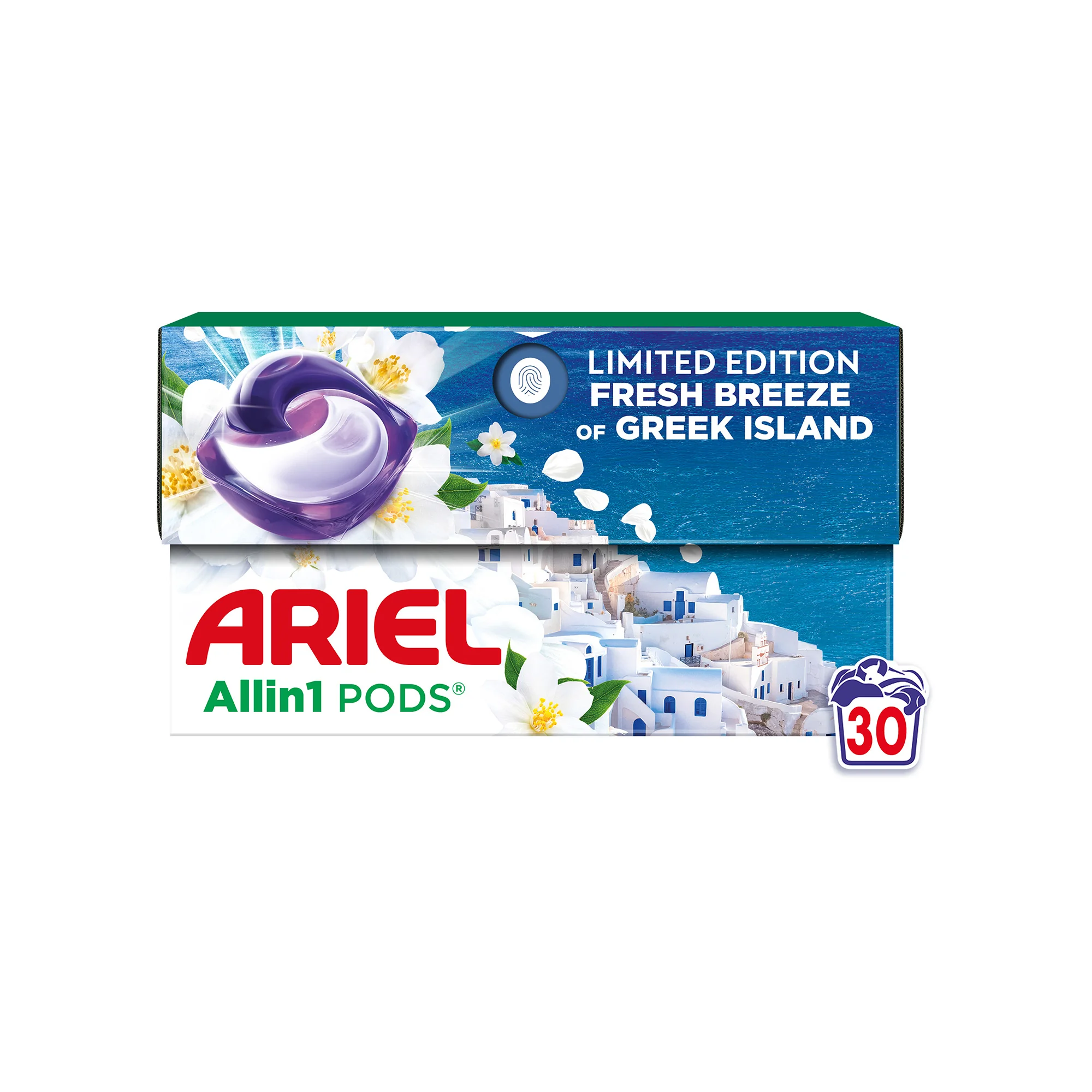 ARIEL Allin1 PODS+ Lenor Fresh Breeze Of Greek Island 30 kapsułek do prania