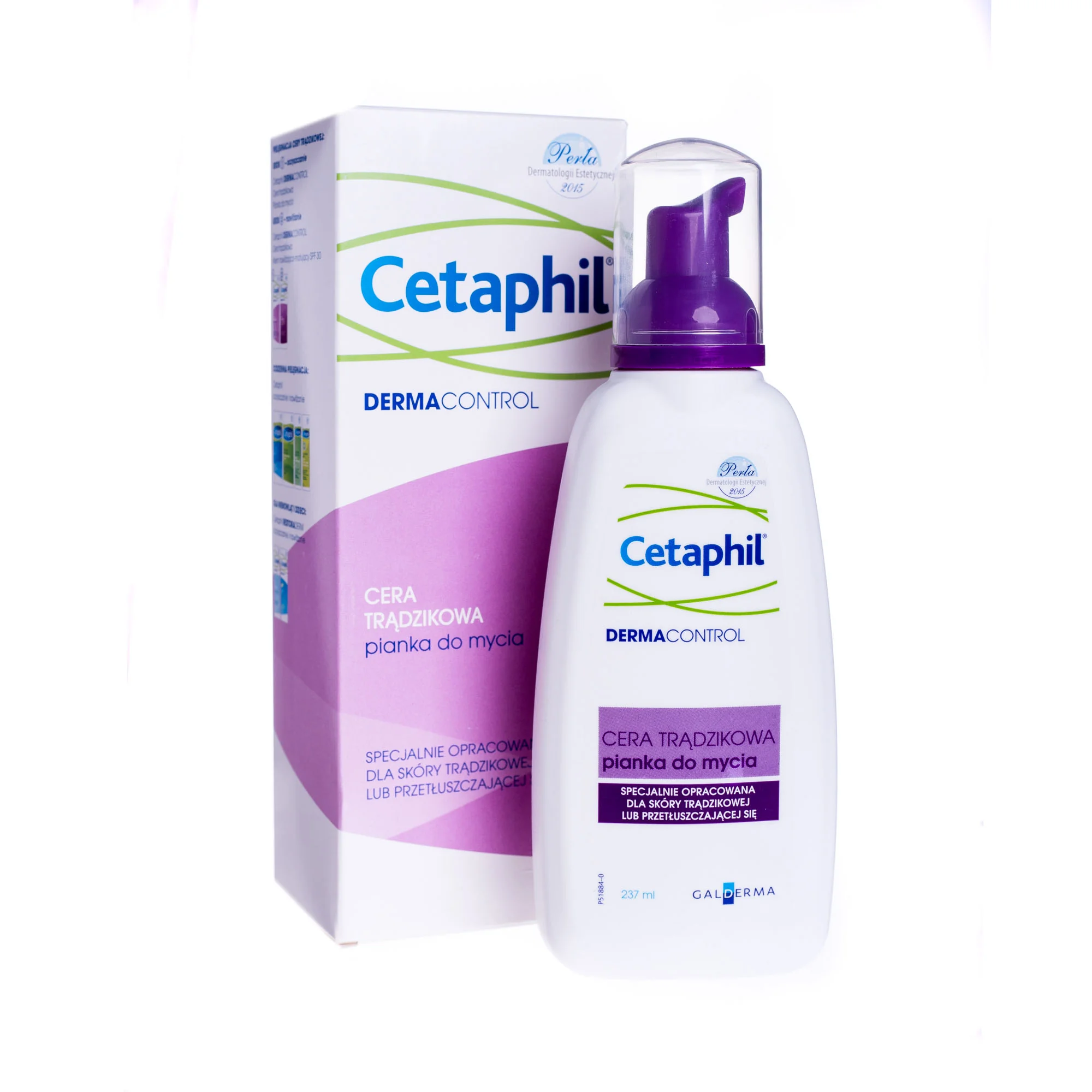 Cetaphil Dermacontrol, pianka do mycia do cera trądzikowej, 237 ml 