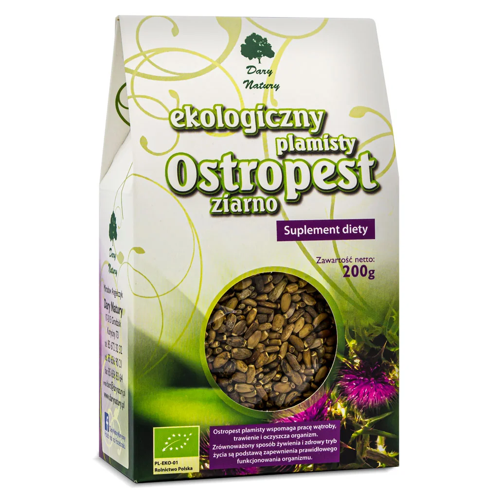 Dary Natury Ostropest Plamisty ziarno, 200 g
