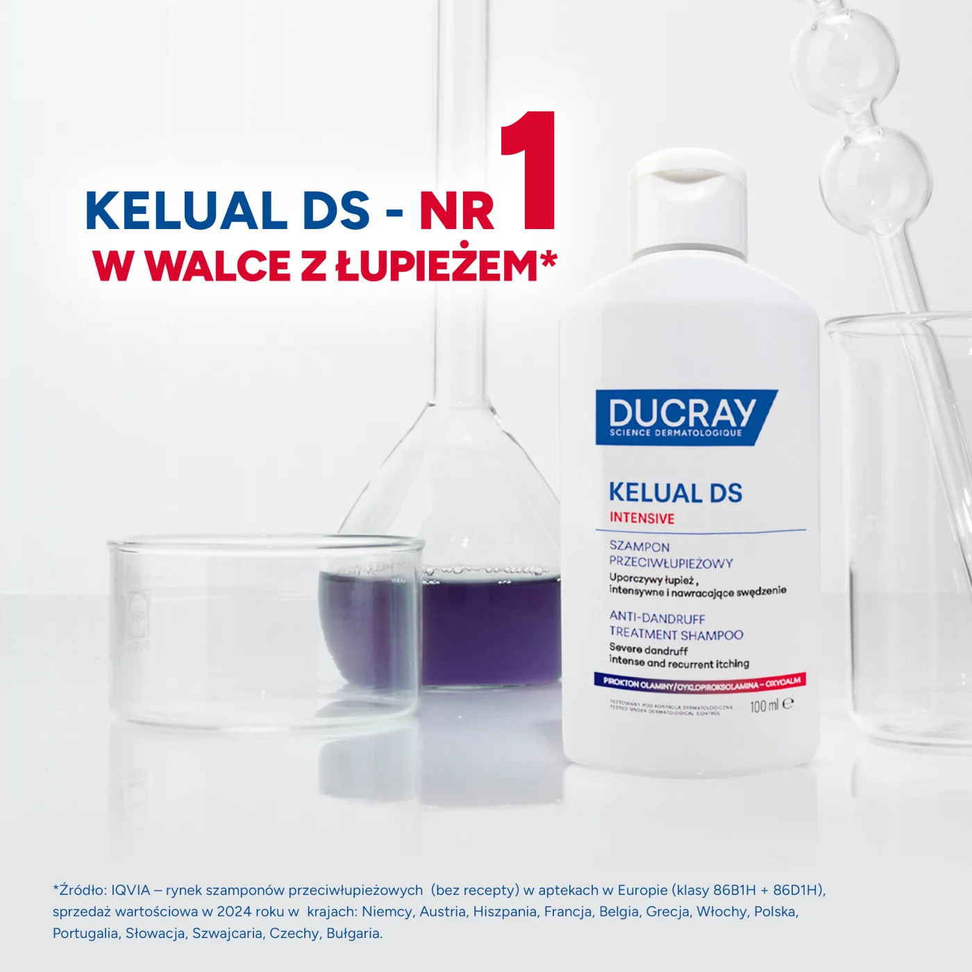 Ducray Kelual DS Intensive szampon przeciwłupieżowy, 100 ml