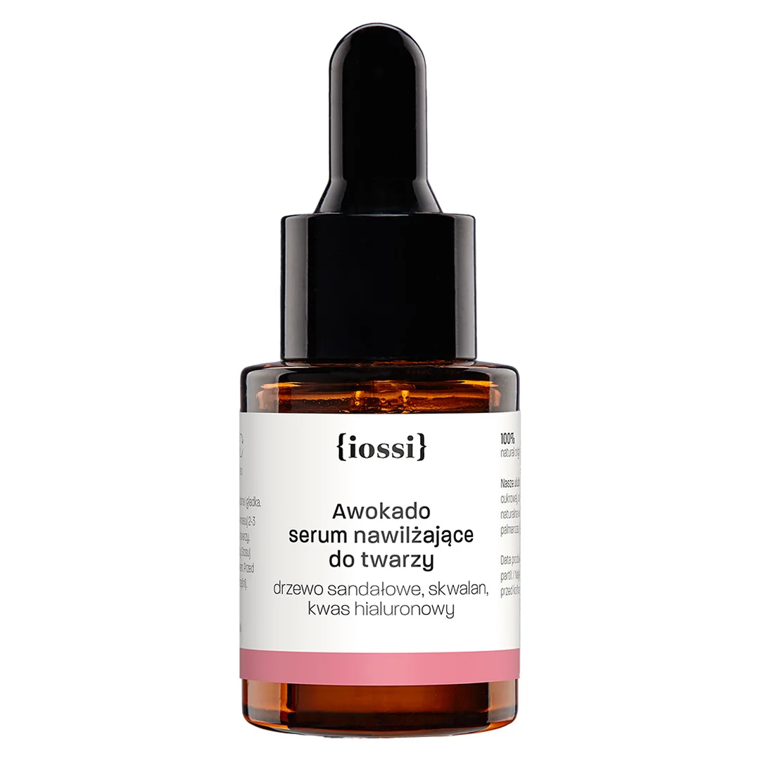 Iossi Awokado serum nawilżająco-wygładzające z kwasem hialuronowym, 10 ml