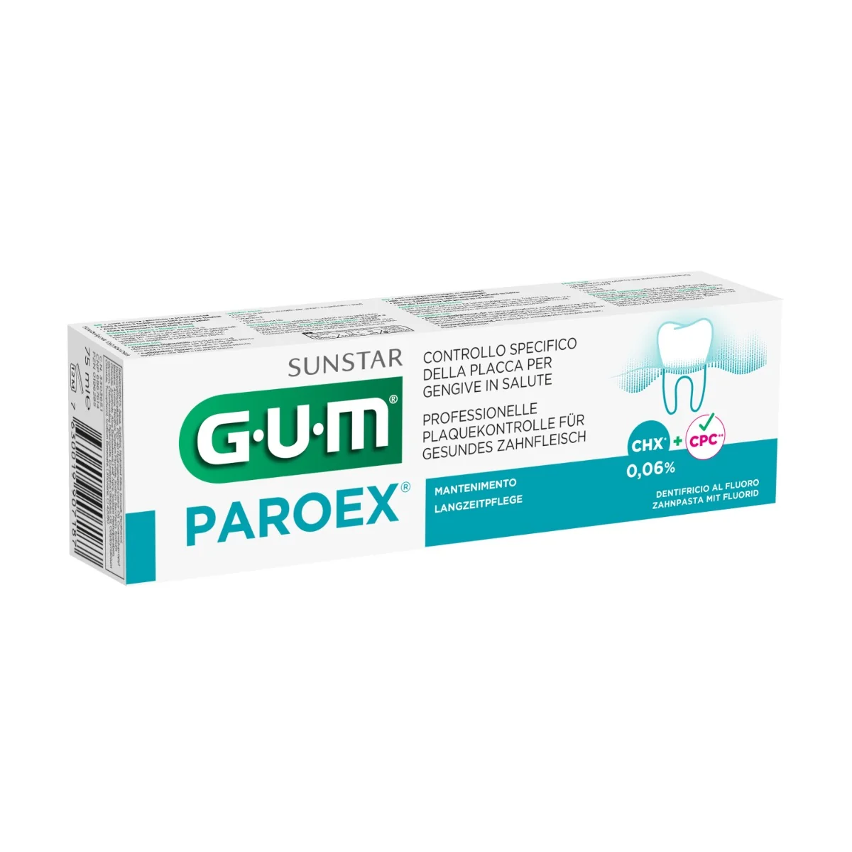 Sunstar Gum Paroex pasta do zębów 0,06% CHX, 75 ml