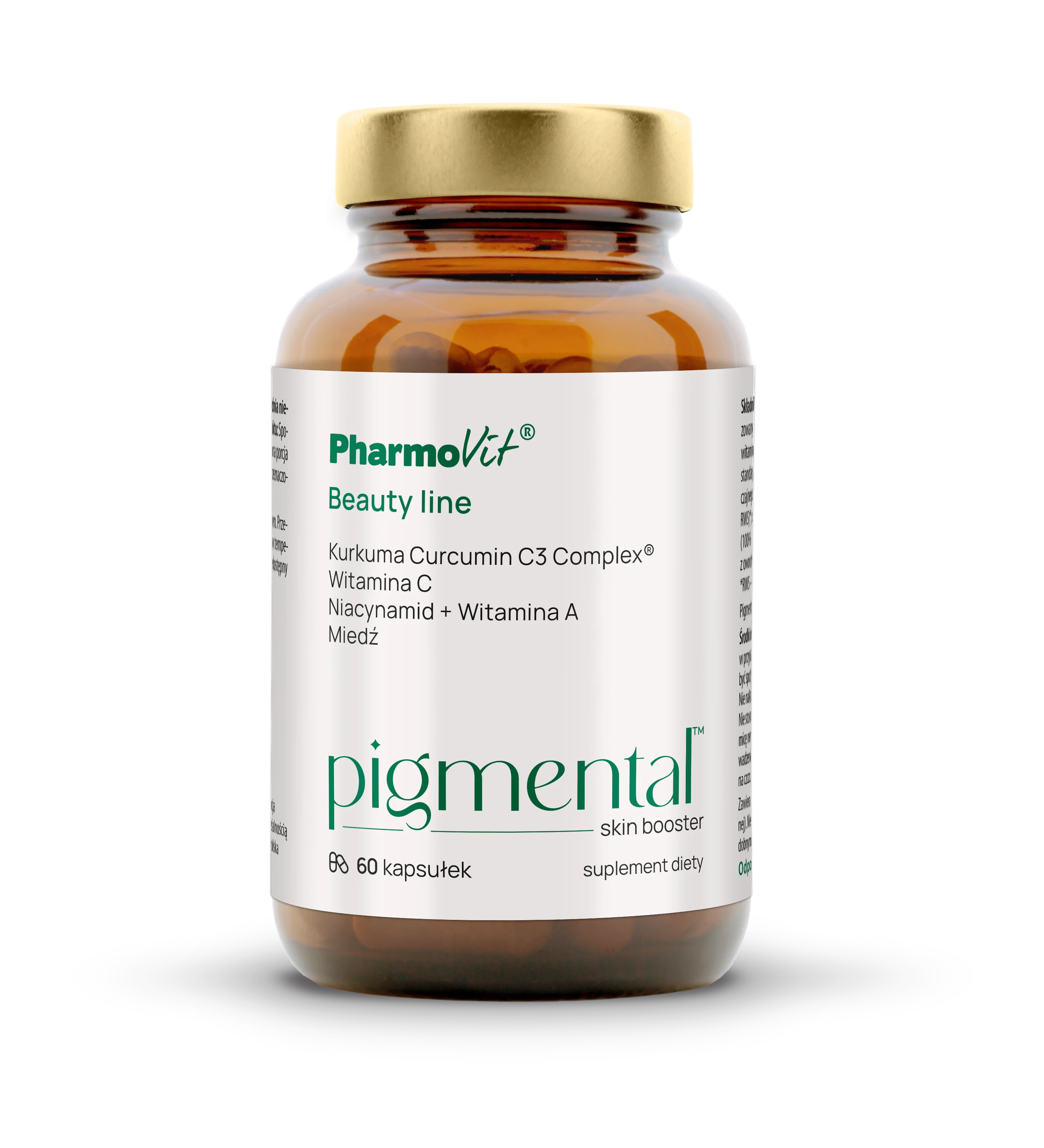 PharmoVit® Beauty Line Pigmental™ Skin booster 60 kapsułek
