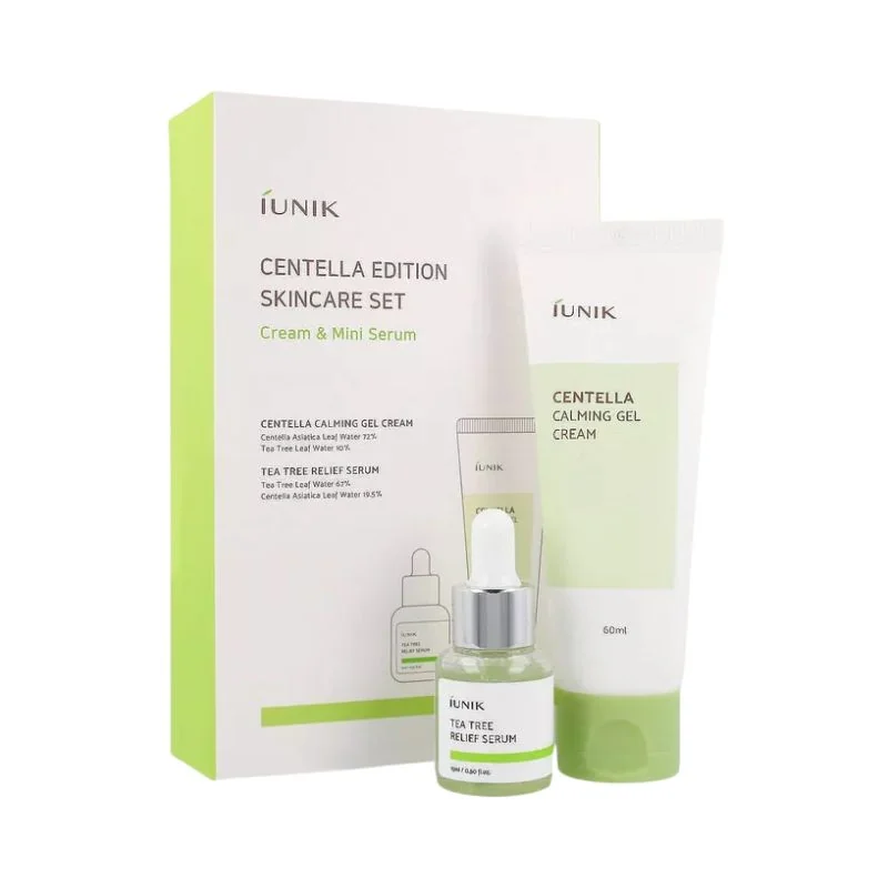 iUNIK Centella Edition Skincare Set krem, 60 ml + serum, 15 ml