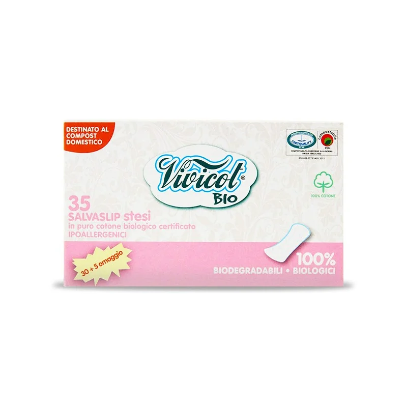 Vivicot Bio wkładki higieniczne z organicznej bawełny, 35 szt.