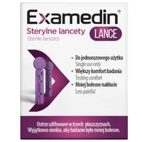 Examedin Lance 30G Lancety sterylne, 50 sztuk
