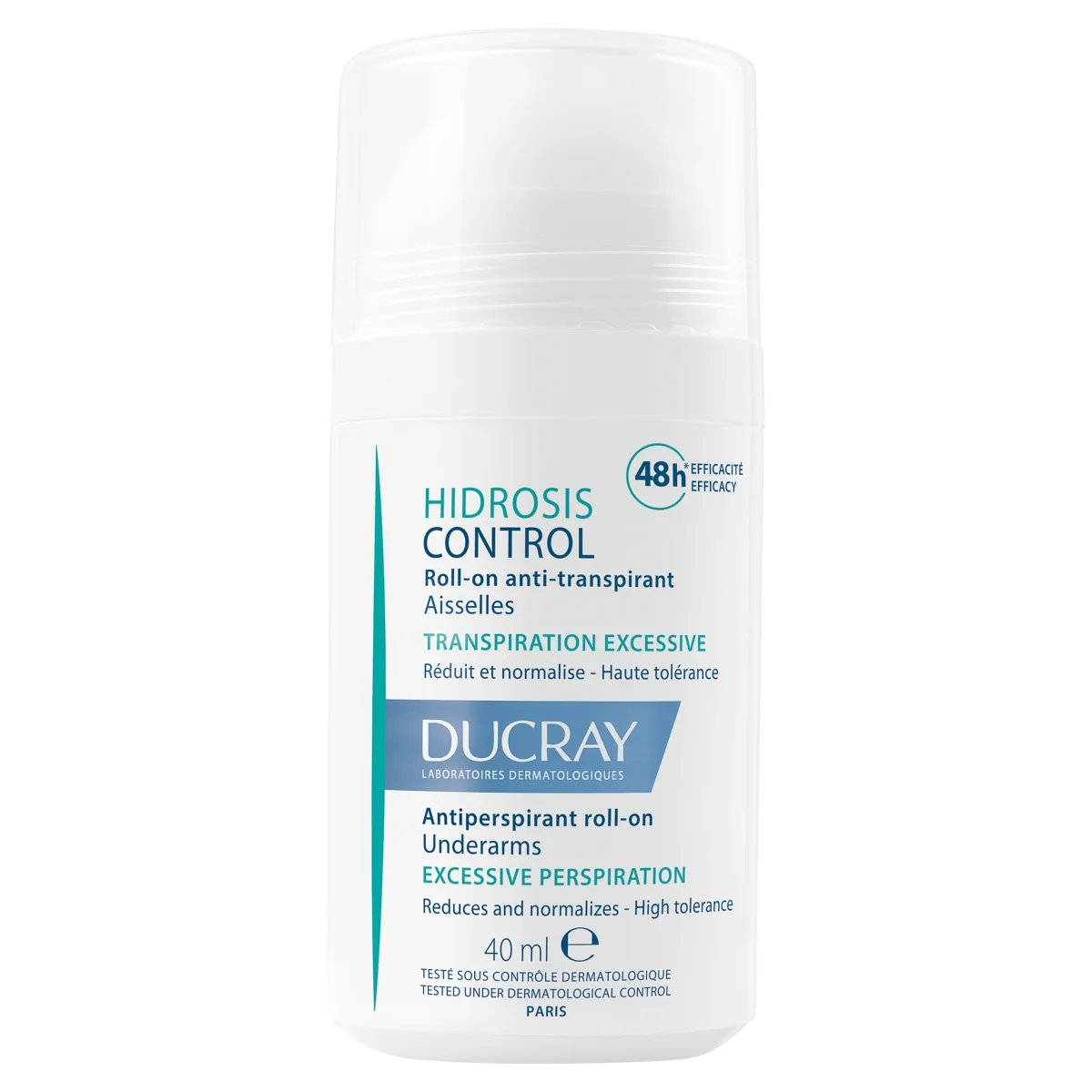 Ducray Hidrosis Control antyperspirant w kulce 48h, 40 ml