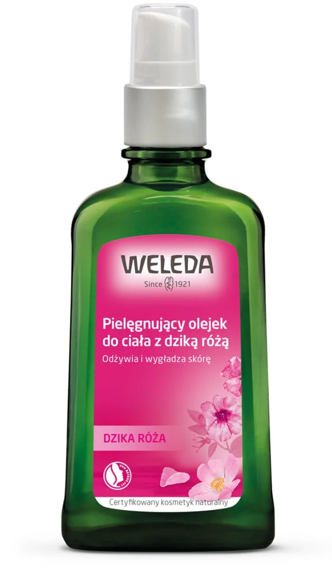 Weleda pielęgnujący olejek do ciała z dziką różą, 100 ml