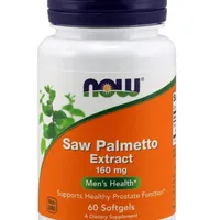 Now Foods   Saw Palmetto Extract suplement diety, 60 kapsułek