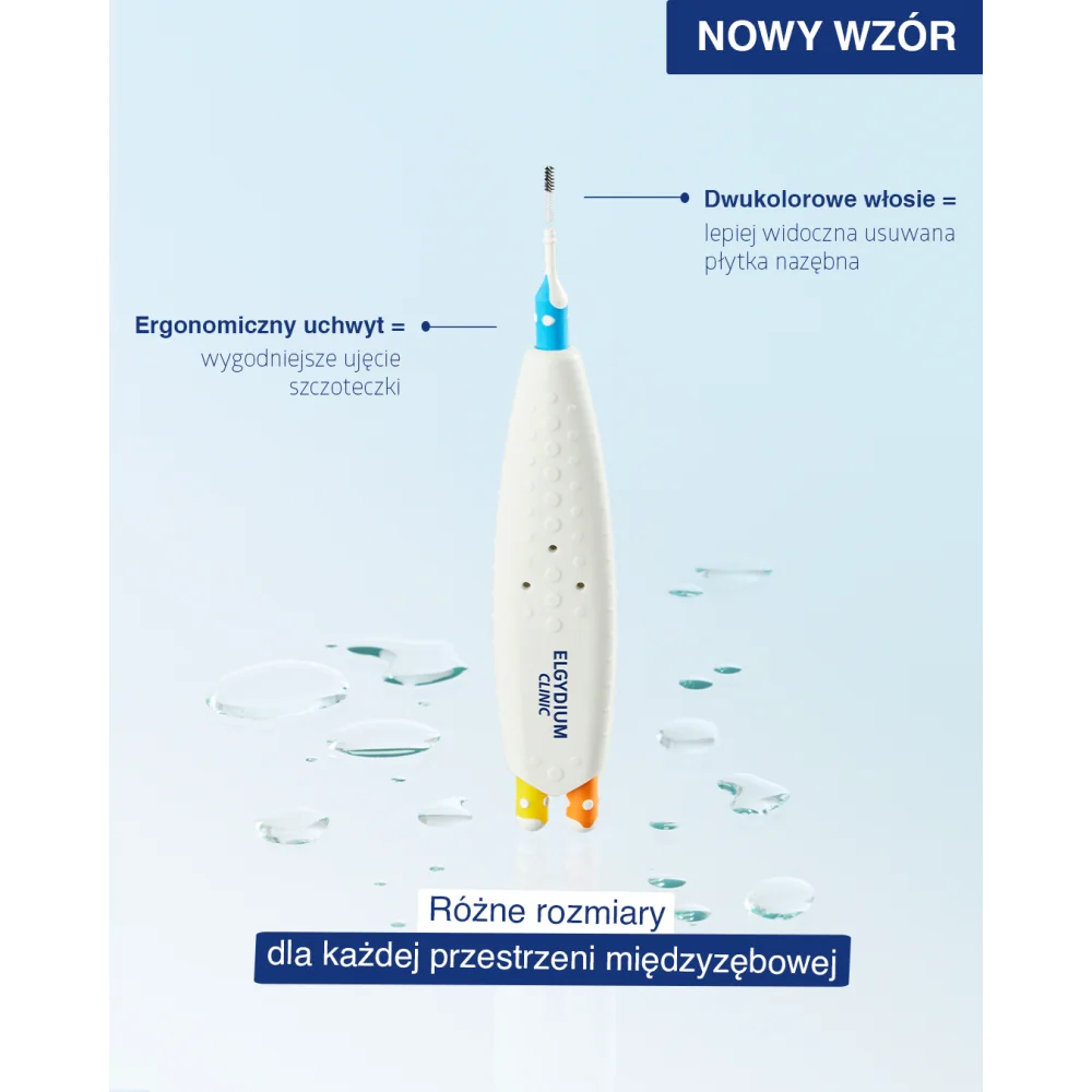 Elgydium Clinic Triocompact (ISO 0/1/2) szczoteczka międzyzębowa, 3 sztuki