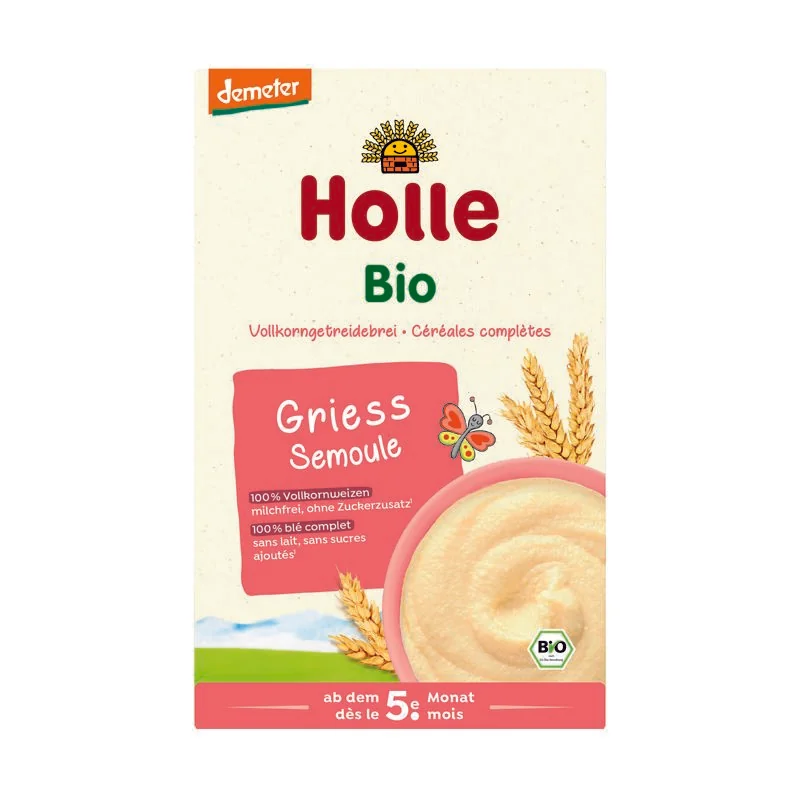 Holle BIO Demeter kaszka pszenna pełnoziarnista , 250 g
