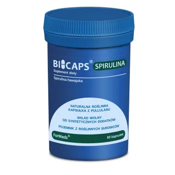 ForMeds Bicaps Spirulina, suplement diety, 60 kapsułek 