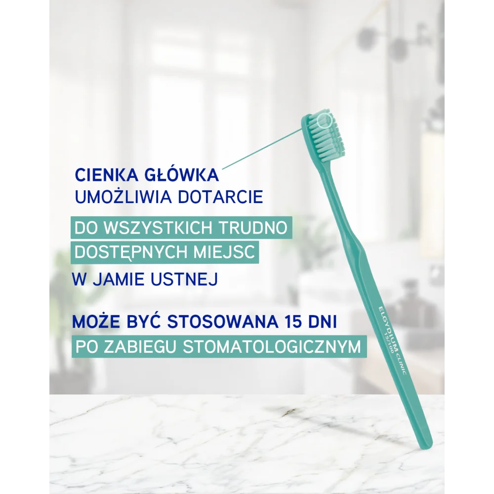 Elgydium Clinic 15/100 szczoteczka do zębów ultramiękka, 1 szt.