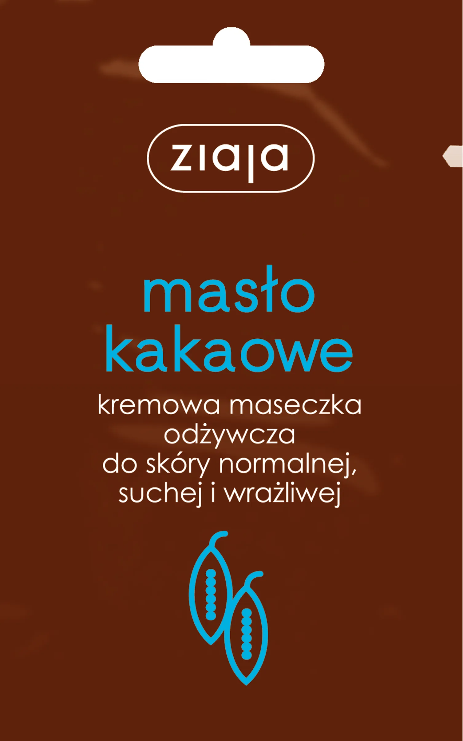 Ziaja Masło Kakaowe, kremowa maseczka odżywcza, 7 ml