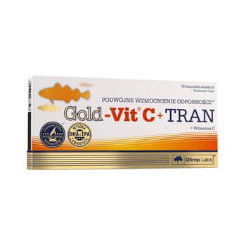 Gold-Vit C + Tran,  suplement diety, 30 kapsułek 