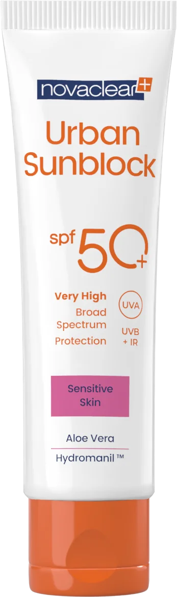 Novaclear Urban Sunblock krem ochronny do twarzy SPF 50+, 40 ml
