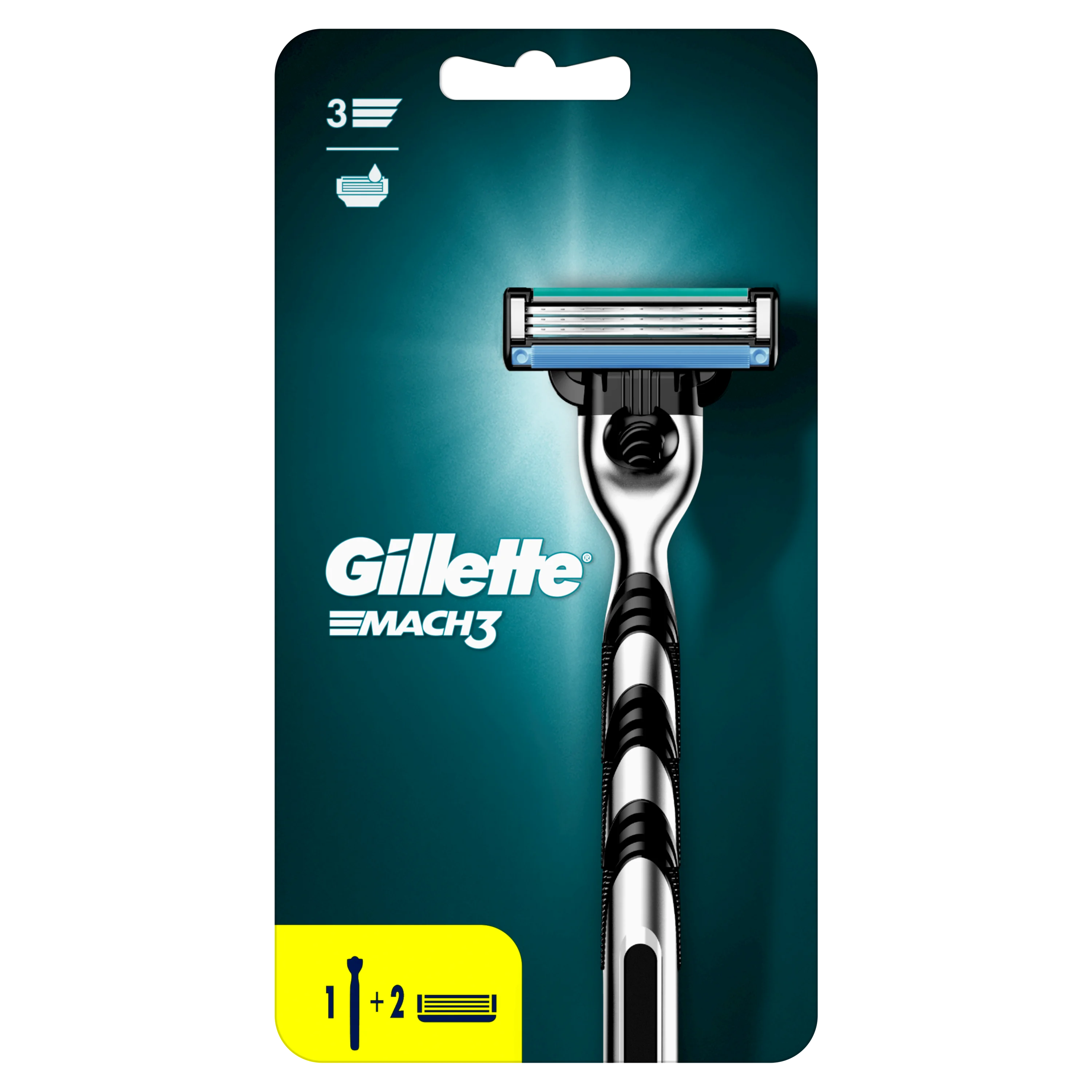 Gillette Match3 maszynka do golenia + ostrza, 1 szt. + 2 ostrza
