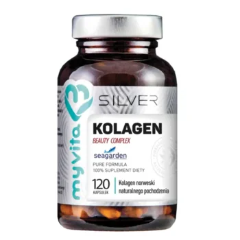 Myvita silver kolagen beauty, suplement diety, 120 kapsułek Myvita silver kolagen beauty, suplement diety, 120 kapsułek