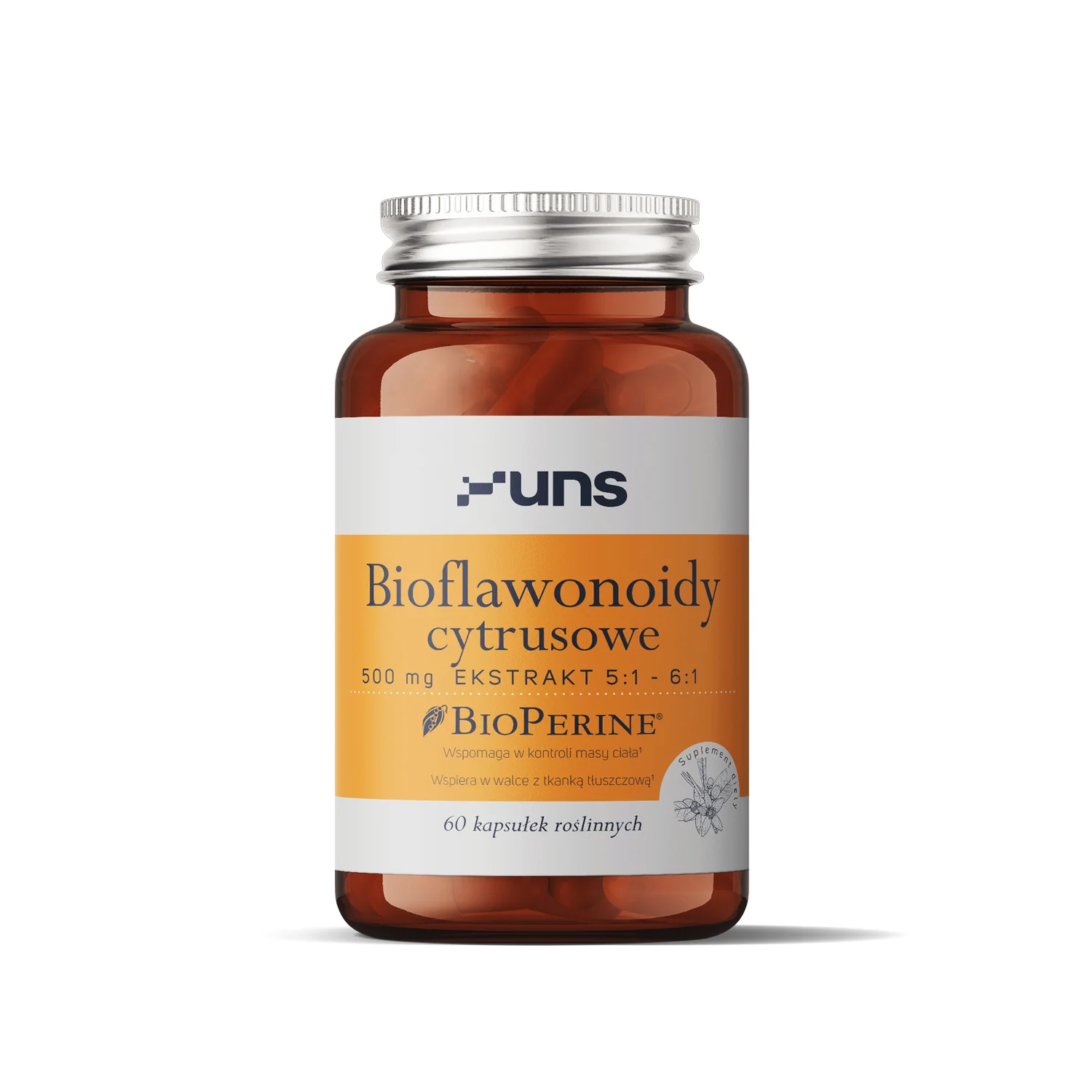 UNS Bioflawonoidy Cytrusowe + BioPerine® 60 kapsułek wege